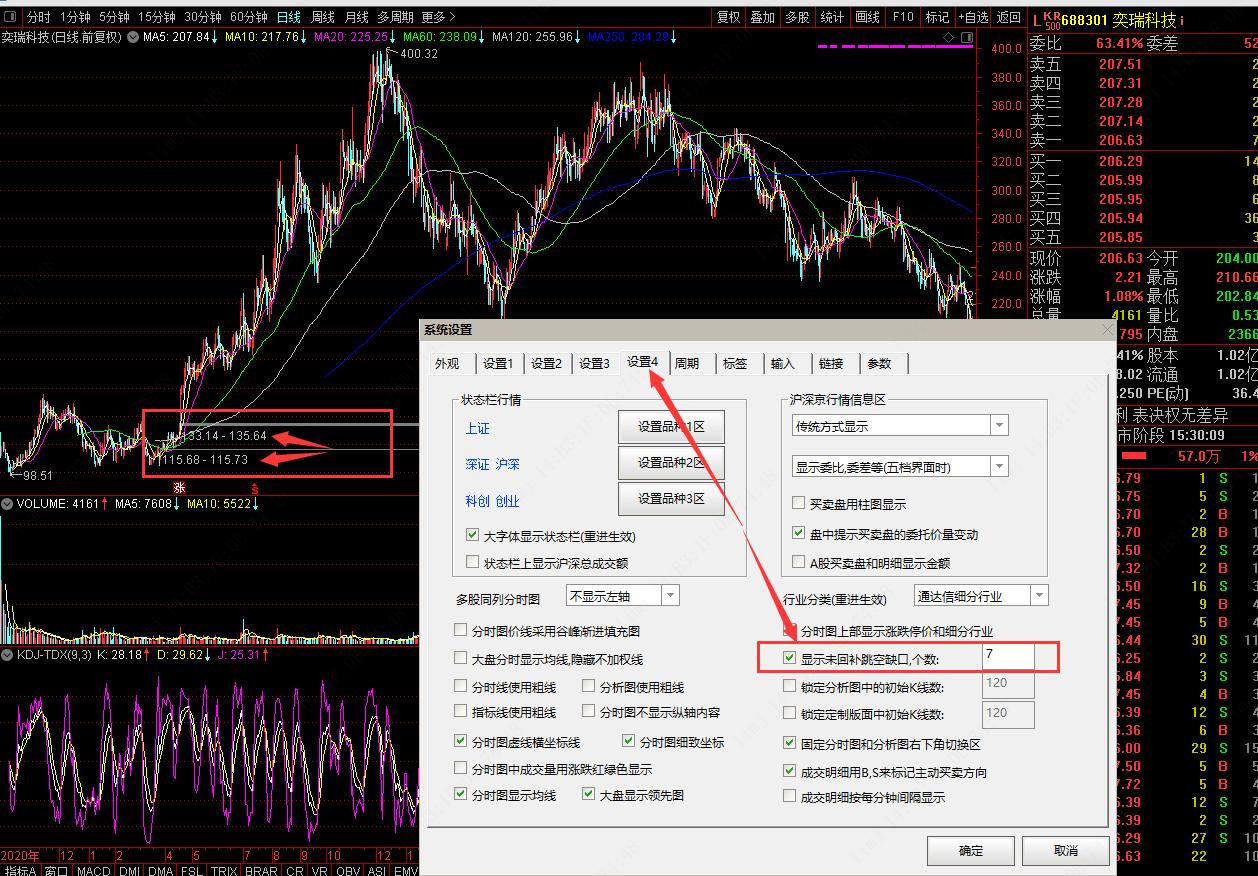 零基础学炒股从入门到精通(通达信版)_通达信分时图持仓成本线设置_通达信K线图显示BS标记方法