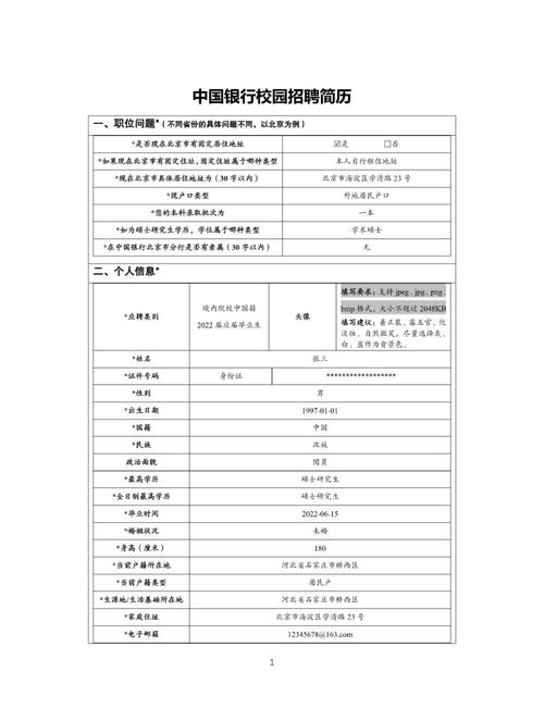 1元抢购银行网申指导简历模板春招必备，附秋招考点解析