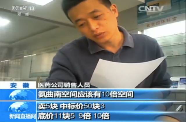 央视医药代表回扣调查_药品中标价后医药代表要干嘛_高回扣下的高药价
