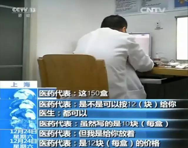 药品中标价后医药代表要干嘛_高回扣下的高药价_央视医药代表回扣调查