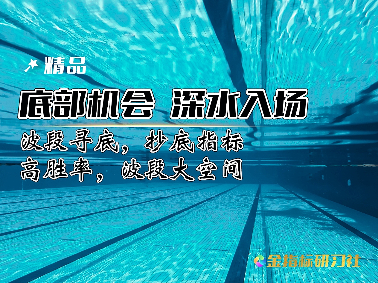 【精品】通达信寻底部反转信号指标,波段高成功率,电脑手机双端【会员免费】