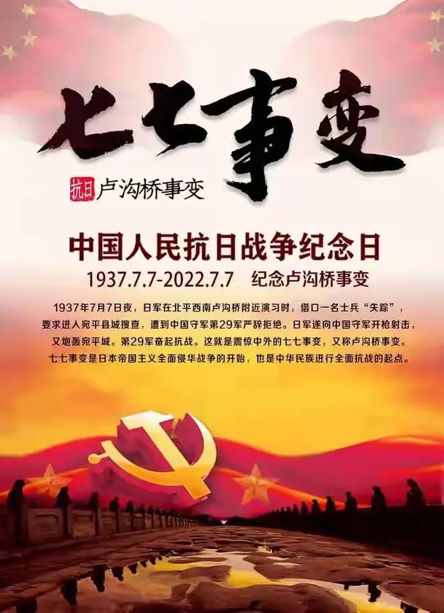 卢沟桥事变历史背景_抗日战争局部爆发的标志是_卢沟桥事变事件经过